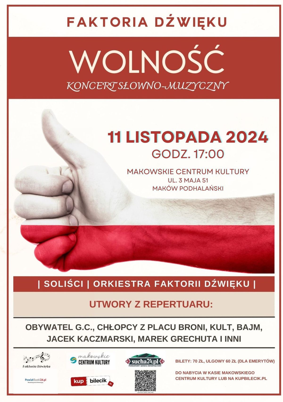 Koncert "WOLNO\u015a\u0106"