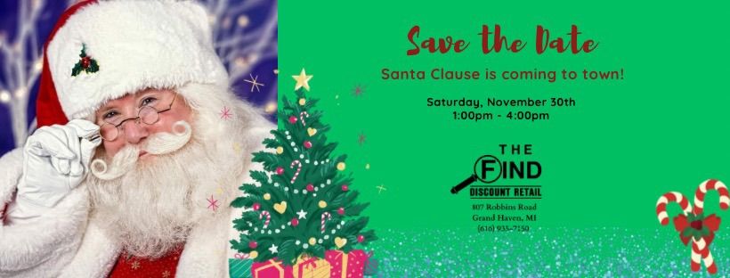 Save the Date - Santa Clause is coming to town!