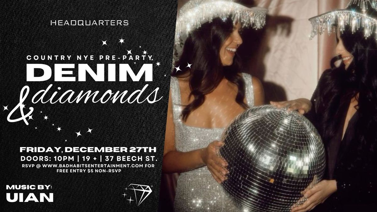 Denim & Diamonds Country Night NYE Pre-Party