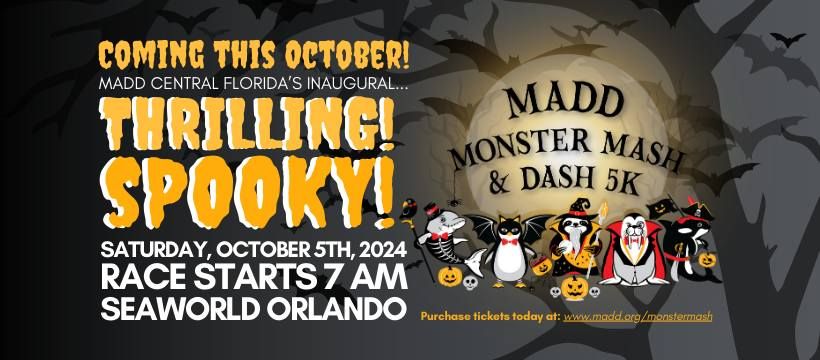 MADD Monster Mash & Dash 5K