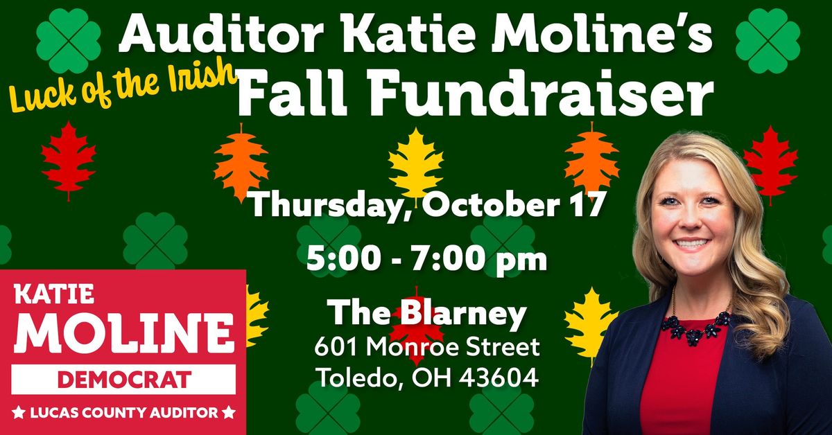 Luck of the Irish - Fall Fundraiser with Auditor Katie Moline