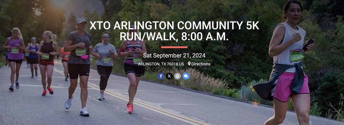 XTO Arlington Community 5K Run & Walk