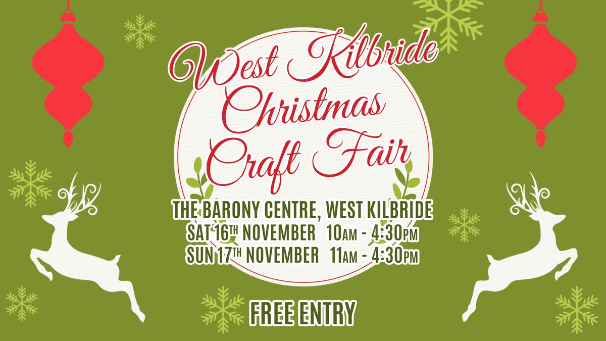 West Kilbride Christmas Craft Fair 2024