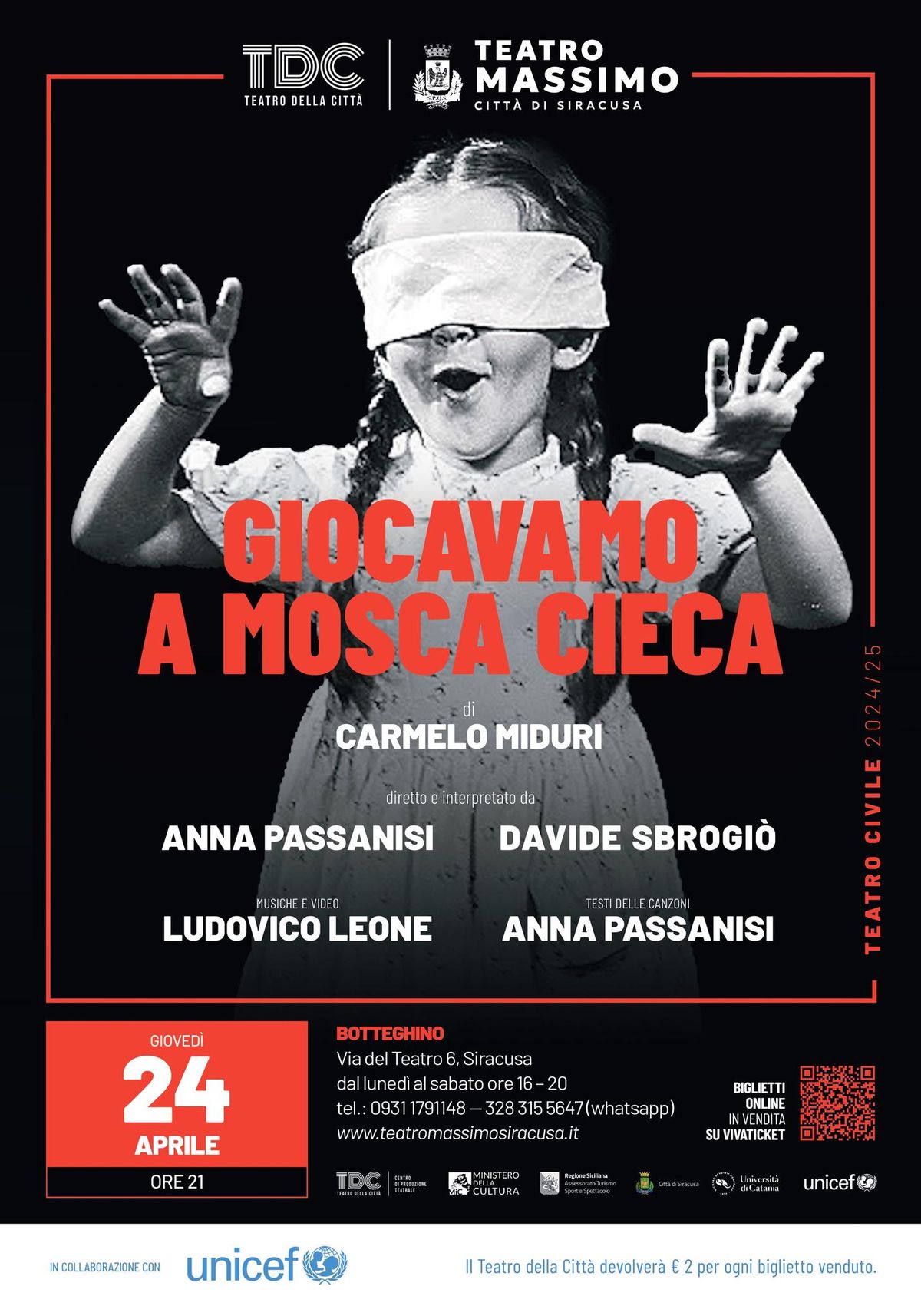 GIOCAVAMO A MOSCA CIECA | Spettacolo Teatrale