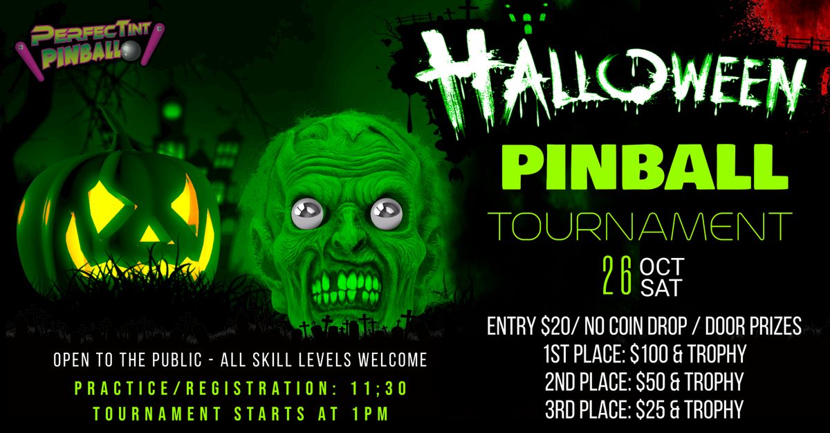 PTP - Halloween Pinball Tournament w\/Cash Payout