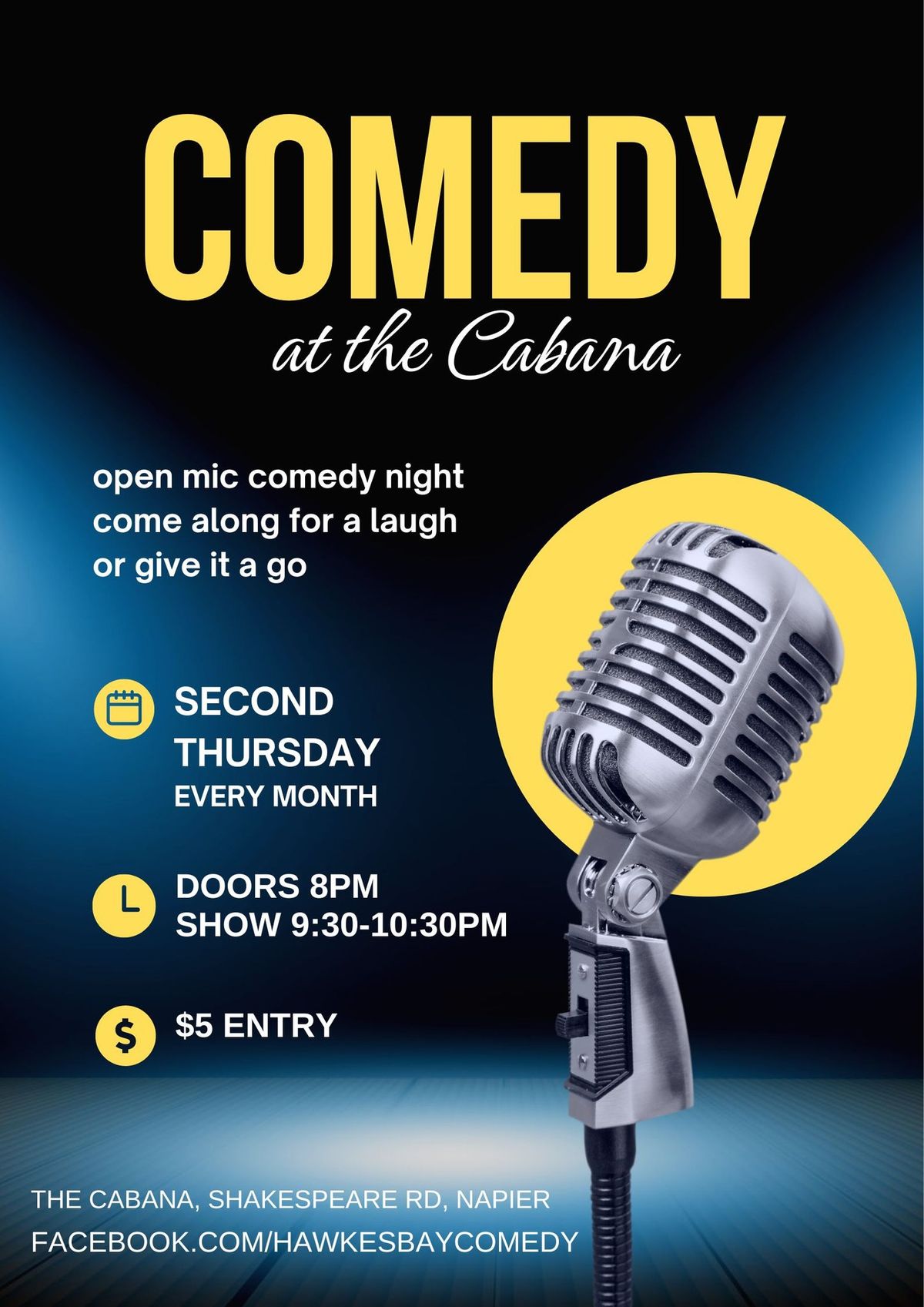 Comedy at the Cabana