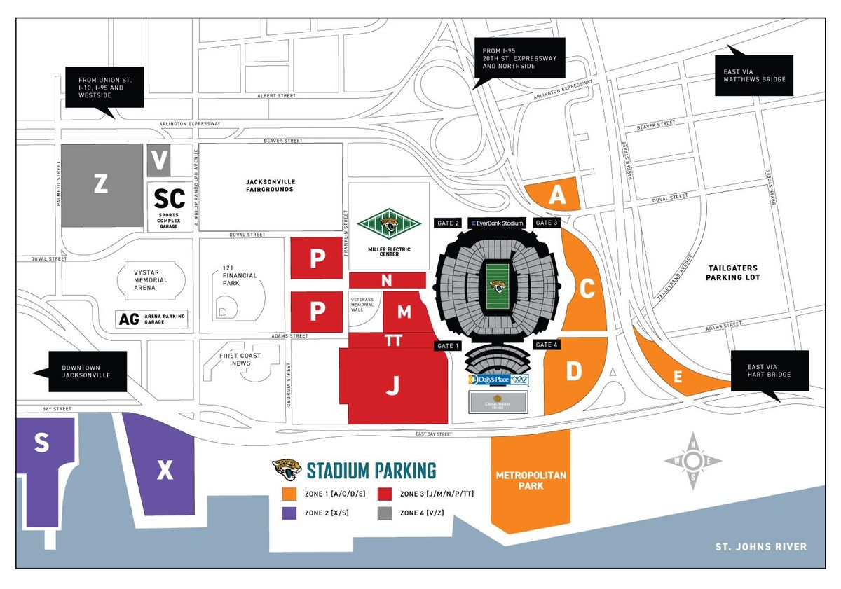 PARKING: Denver Broncos vs. Jacksonville Jaguars