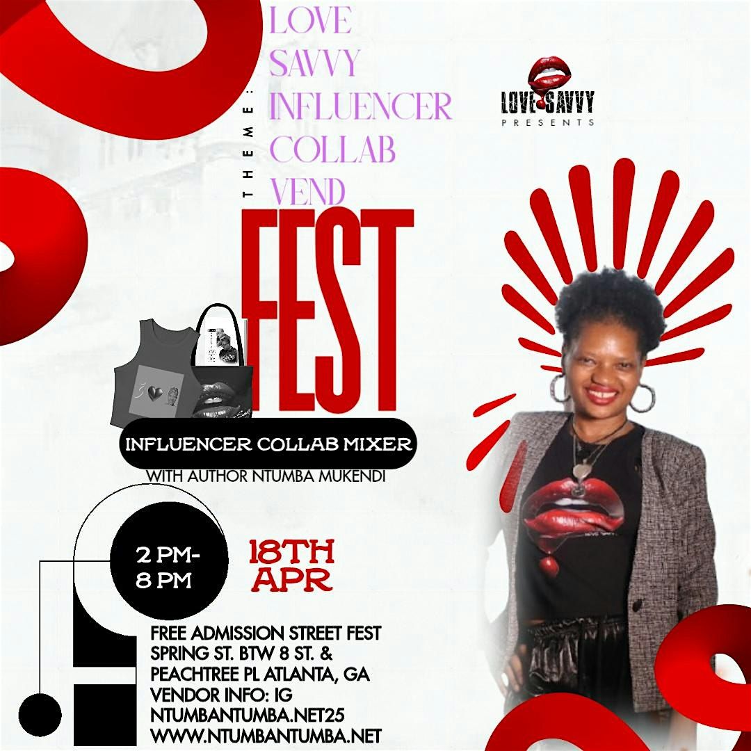 LOVE SAVVY VEND FEST \u2013 Influencer Collab Mixer