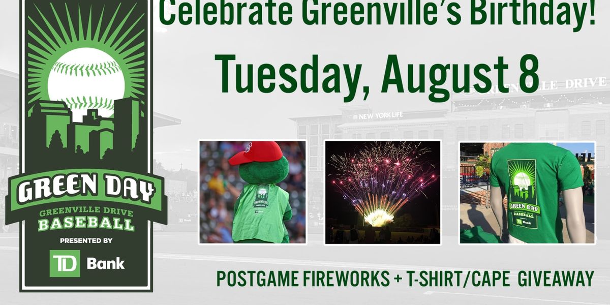 Greensboro Grasshoppers at Greenville Drive