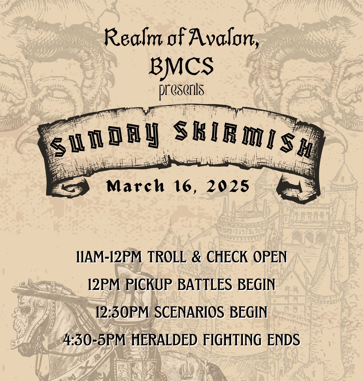 March Skirmish - 2025 Season Opener