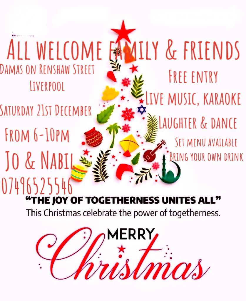 Christmas togetherness family & friends 