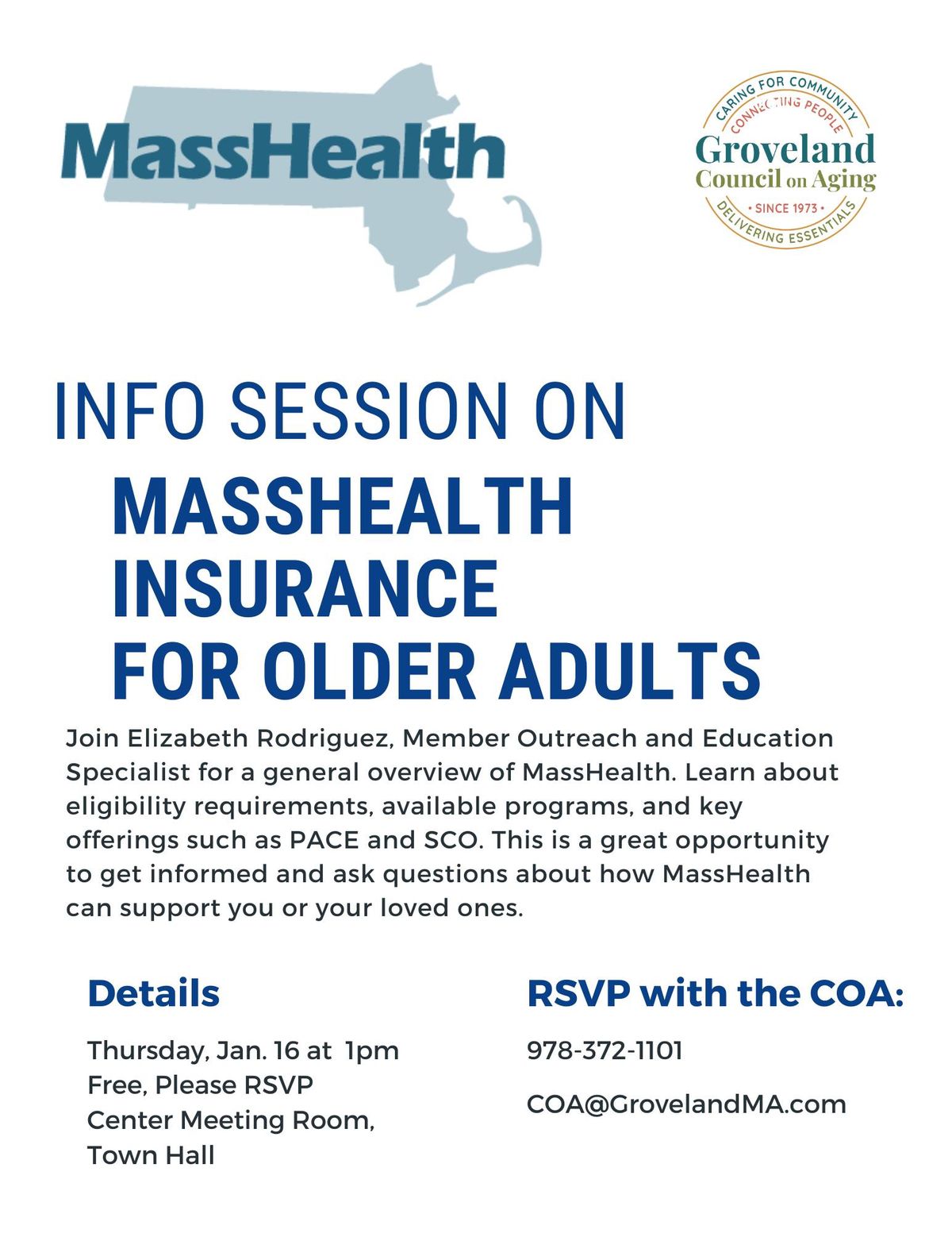 \ud83d\udccb Info Session on MassHealth \ud83d\udccb