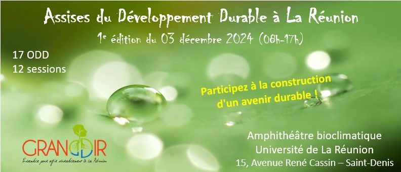 Premi\u00e8res assises du D\u00e9veloppement Durable 974