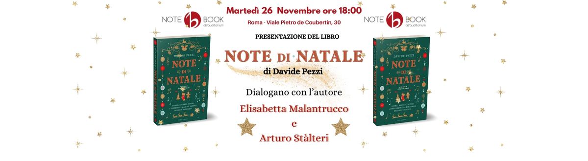 Presentazione del Libro "NOTE DI NATALE" a Roma. Libreria Notebook