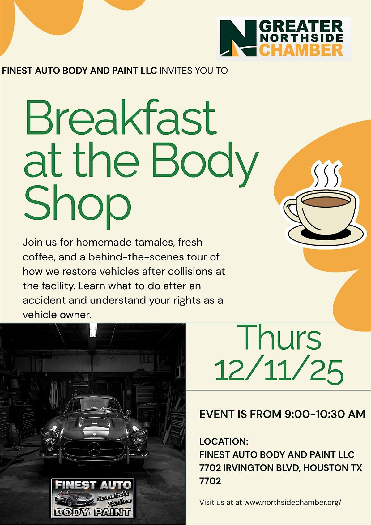 Breakfast at the Bodyshop