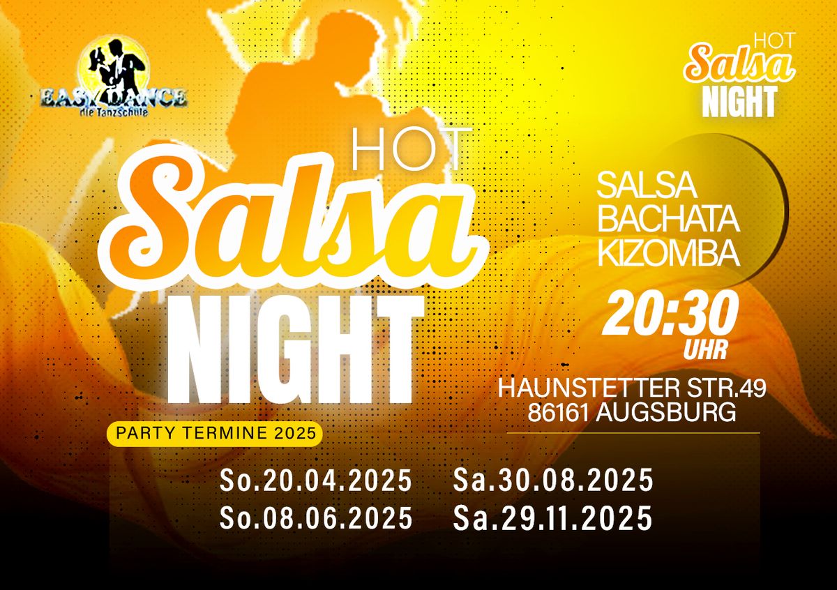 EASYDANCE HOT SALSA-BACHATA-KIZOMBA NIGHT AUF 2 AREAS