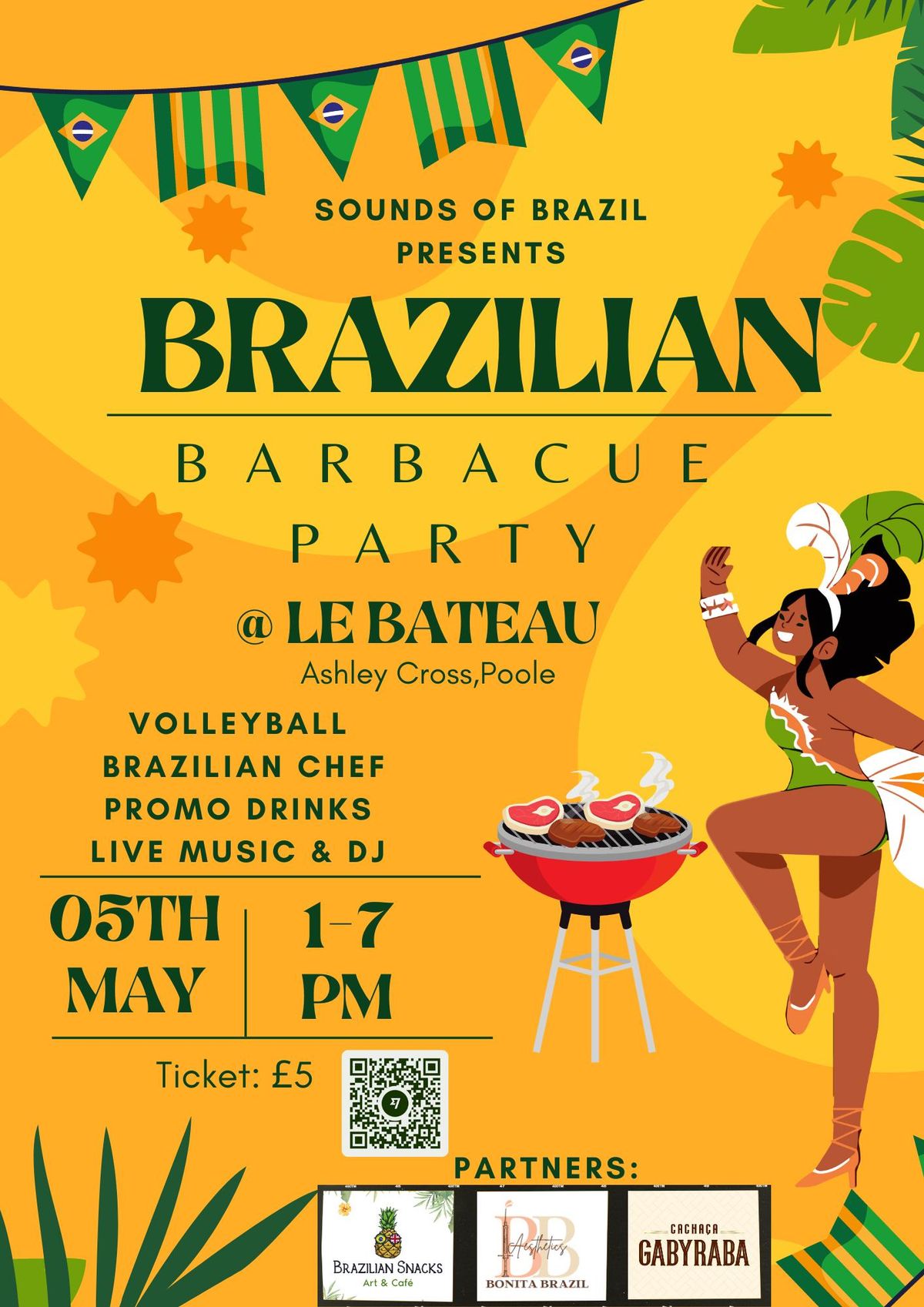 Sounds of Brazil BBQ Event @ Le Bateau