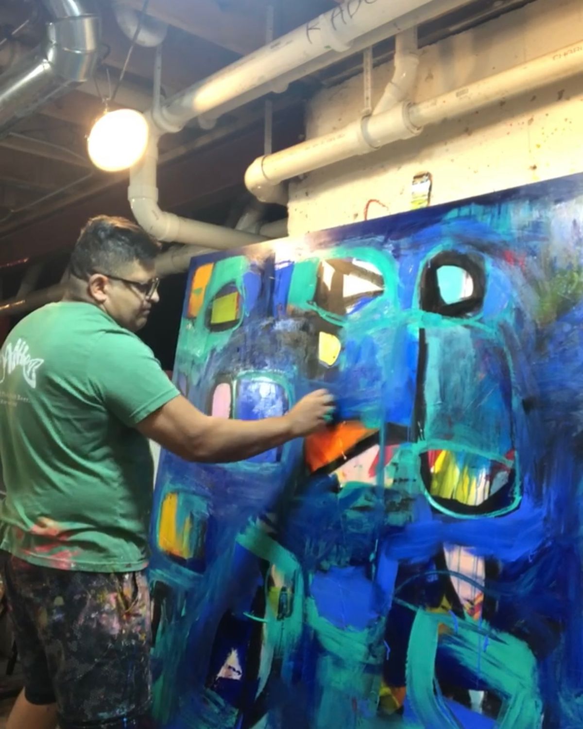 Encore of The Process of Abstract Painting with Rudy Galindo