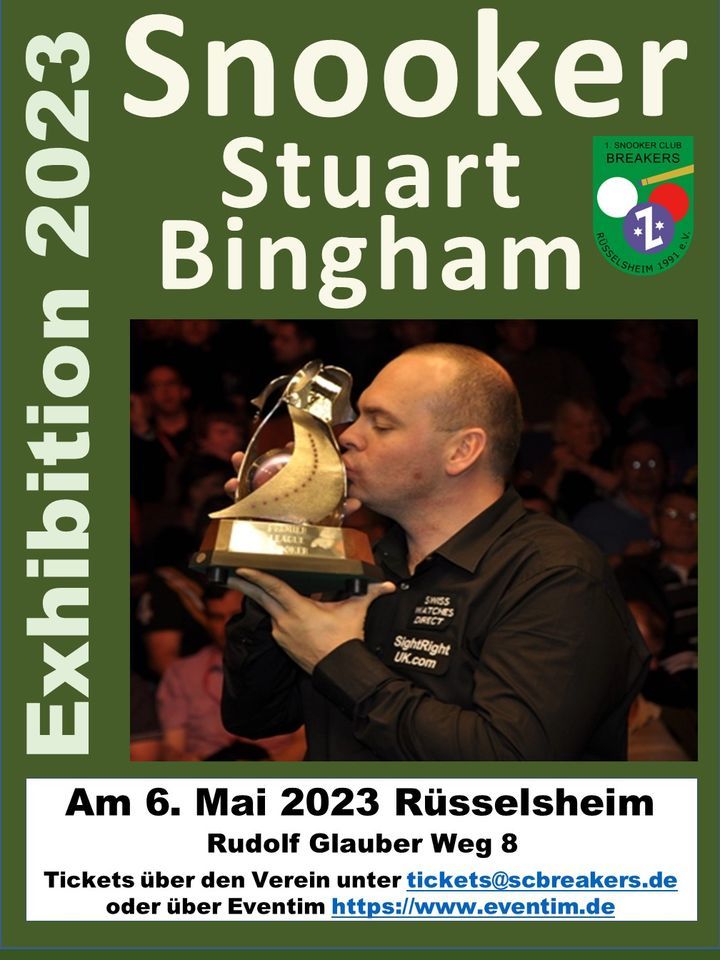 Snooker Exhibition 2023 mit STuart Bingham