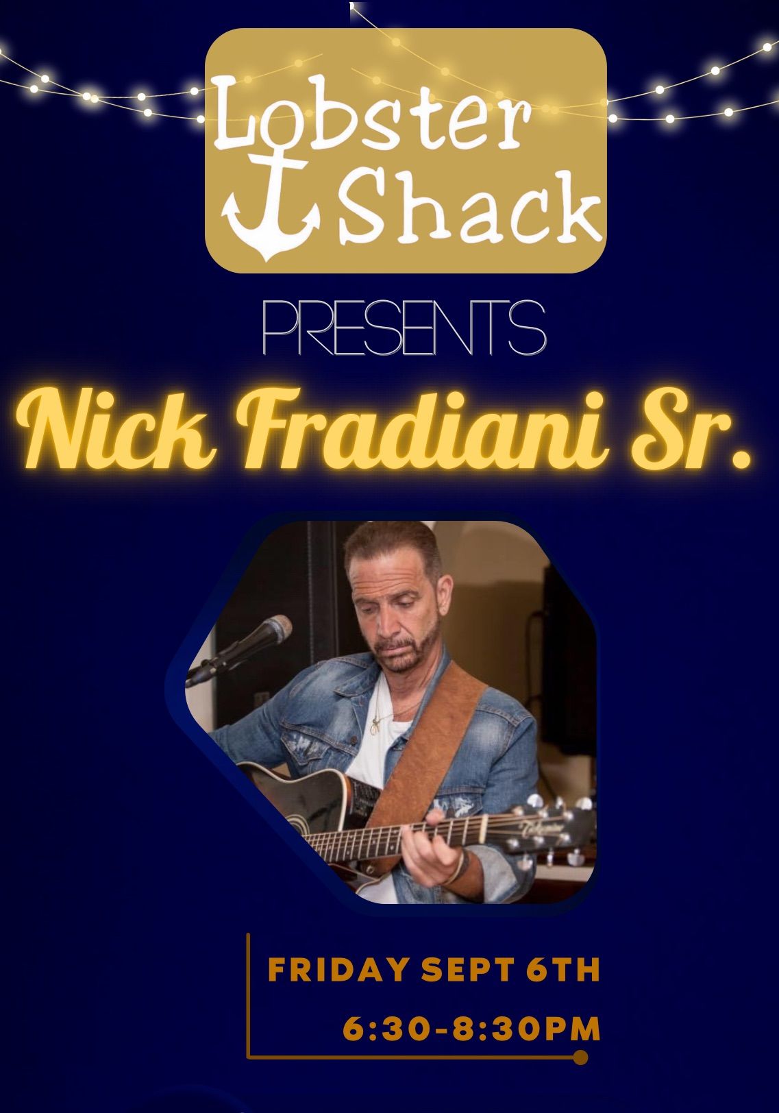 LIVE MUSIC: Nick Fradiani Sr 