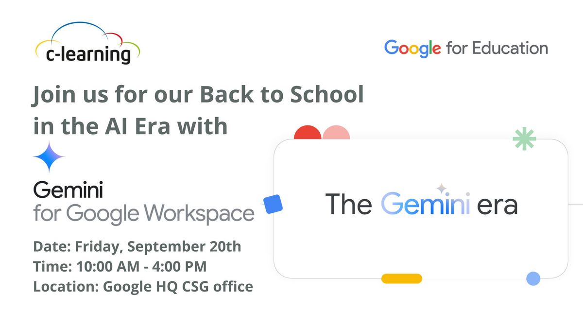 Back to School in the AI era