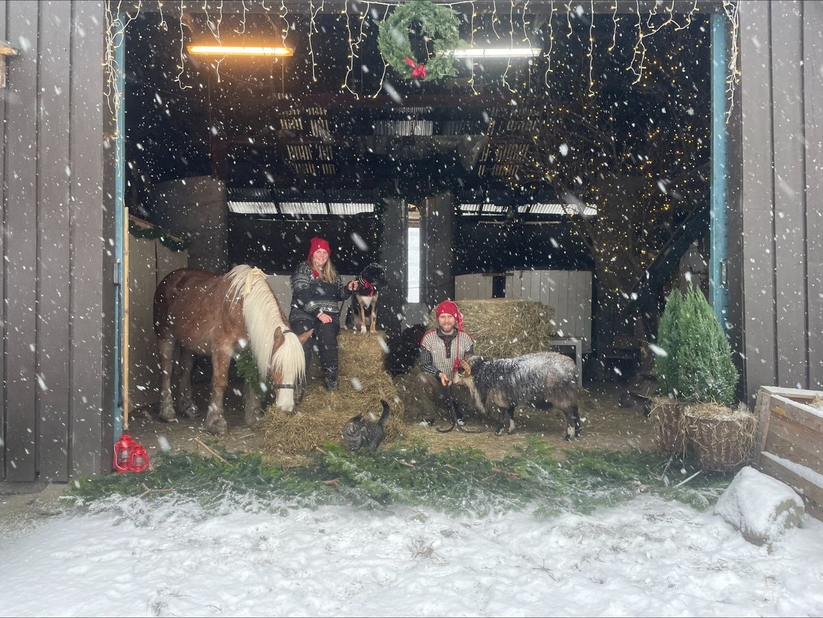 Open Gard med Julemarknad