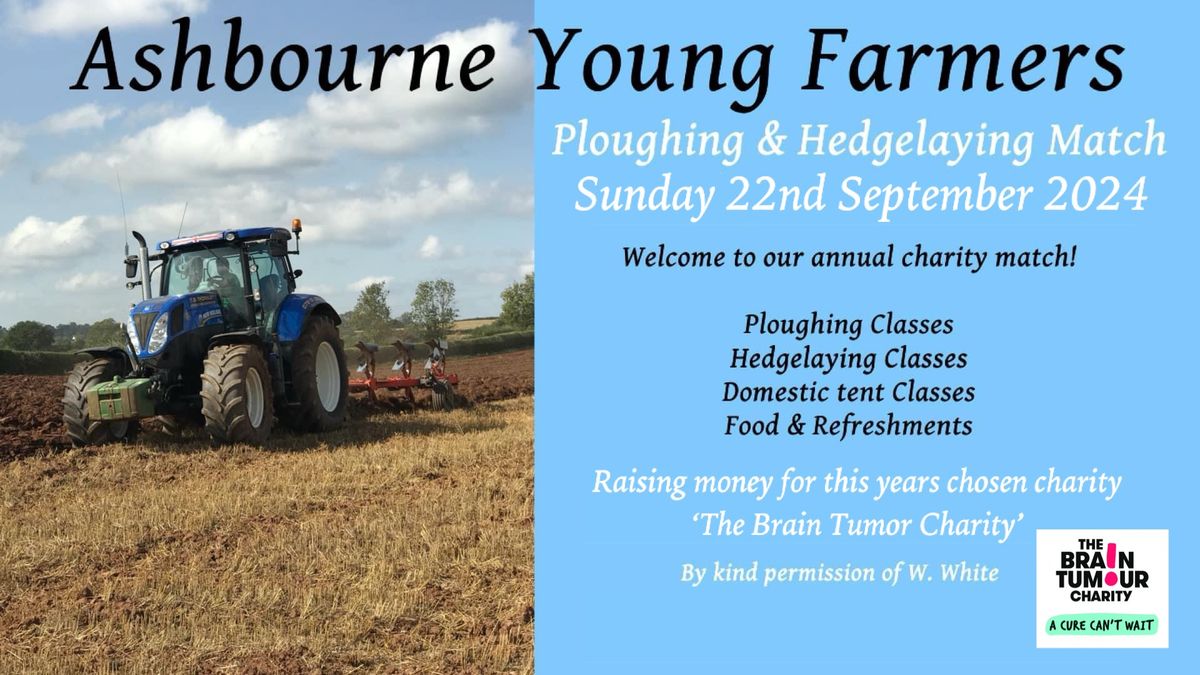 Ashbourne Young Farmers Annual Charity Ploughing Match\ud83d\ude9c