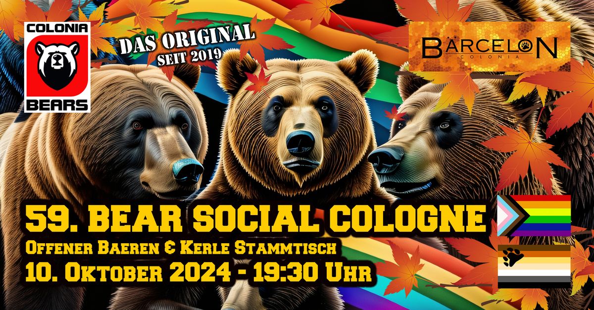 59. BEAR SOCIAL COLOGNE