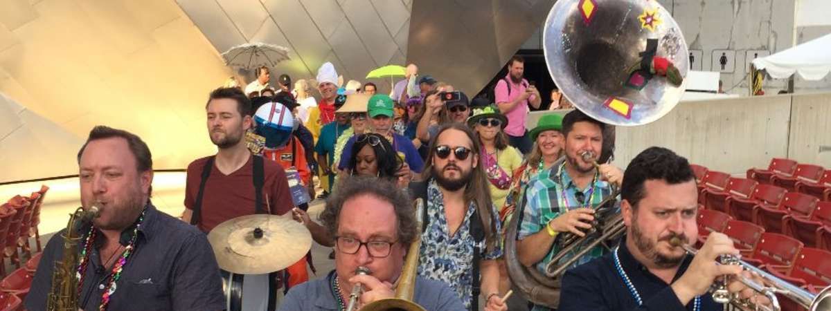 Mardi Gras Monday with Big Shoulders Brass Band