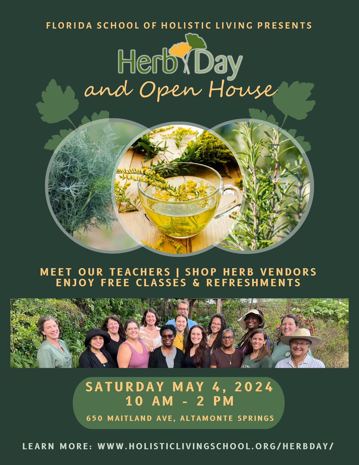 FSHL HERB DAY AND OPEN HOUSE - MAY 4, 2024