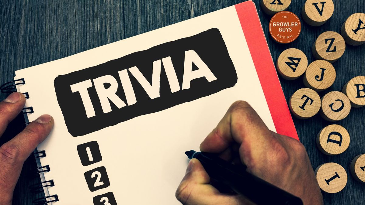 Trivia at The Growler Guys February 12th @ 630pm