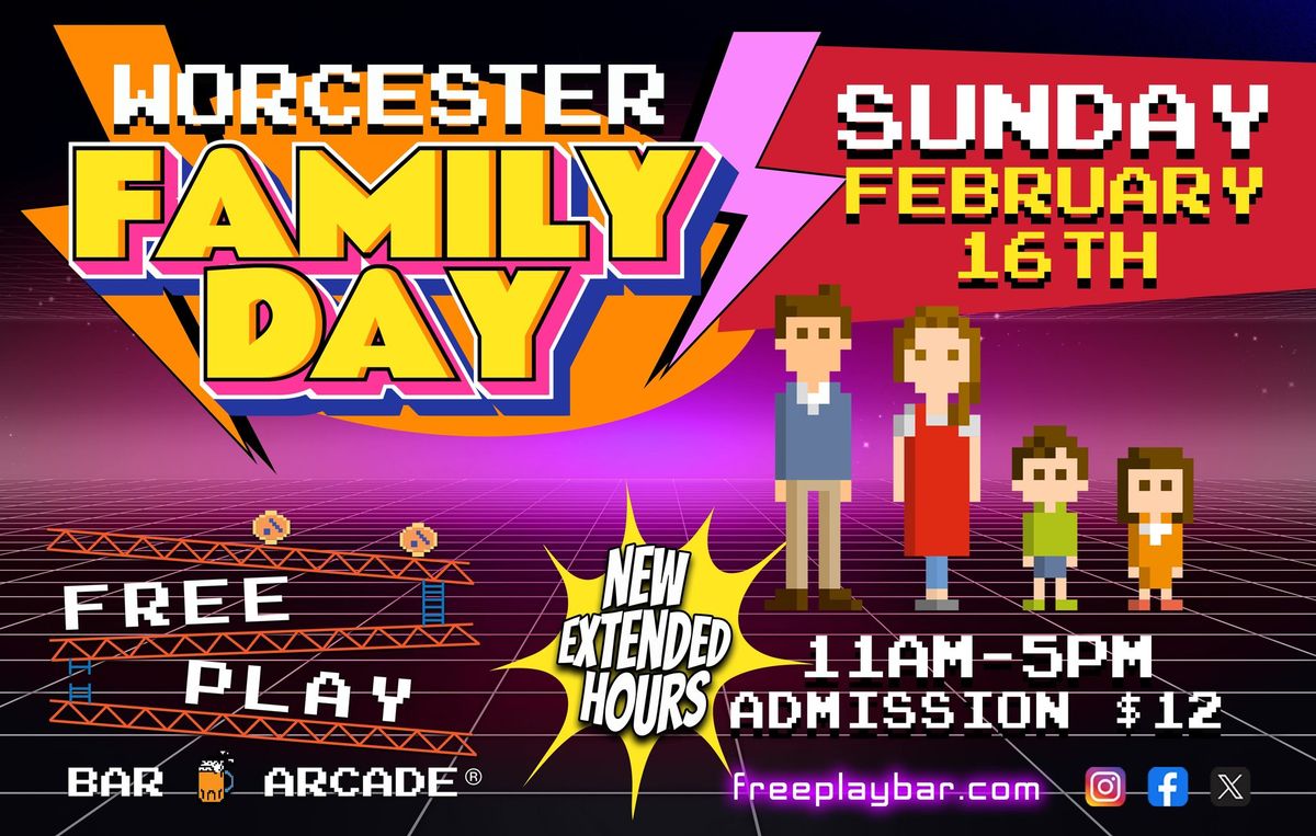 Worcester Freeplay Family Day - Sunday February 16th