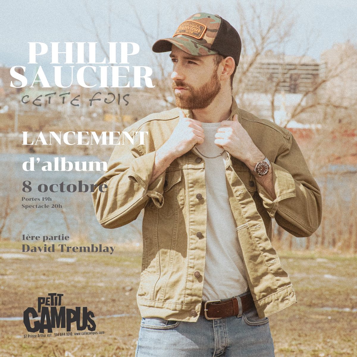 Lancement d'album de Philip Saucier - Cette fois