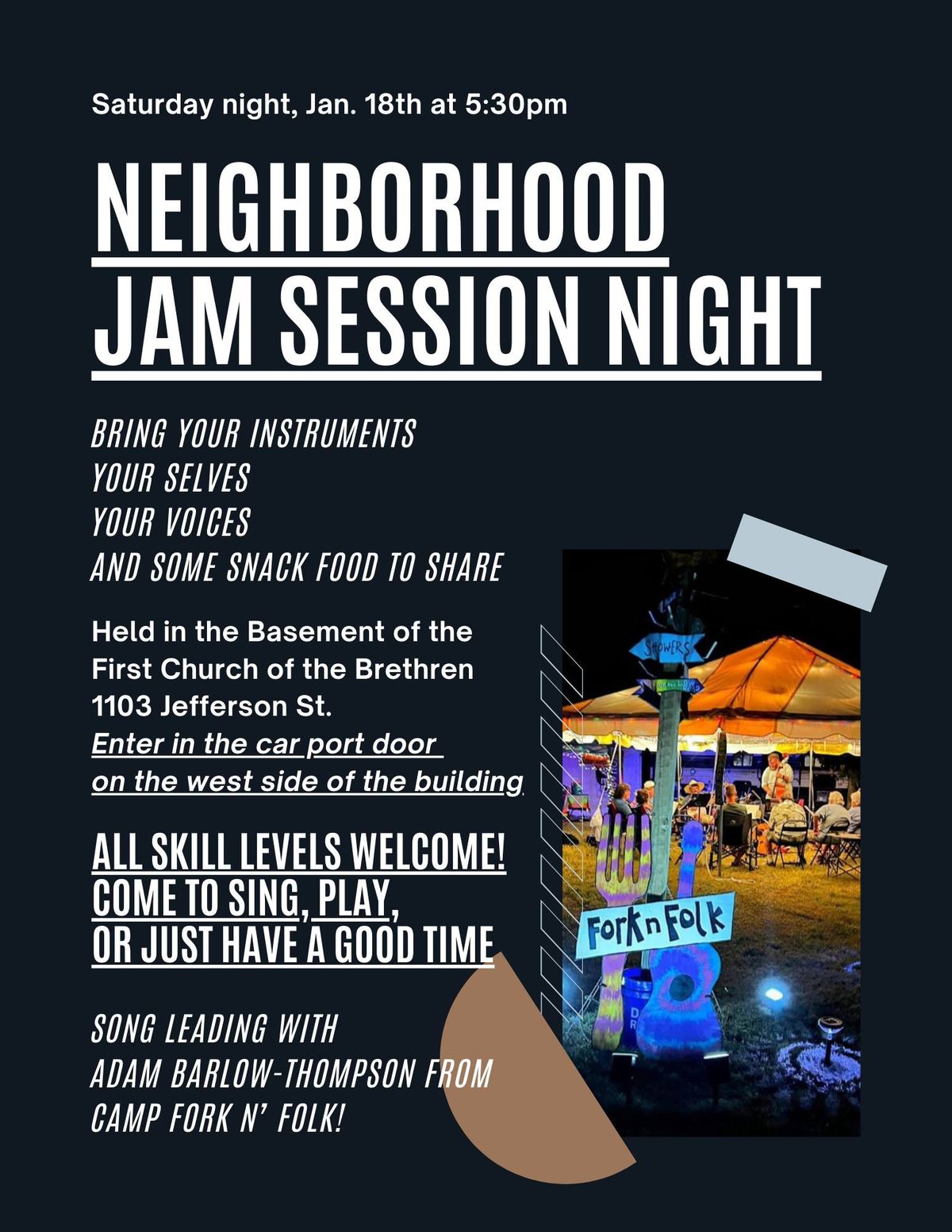 All Welcome to a Neighborhood Jam Session!