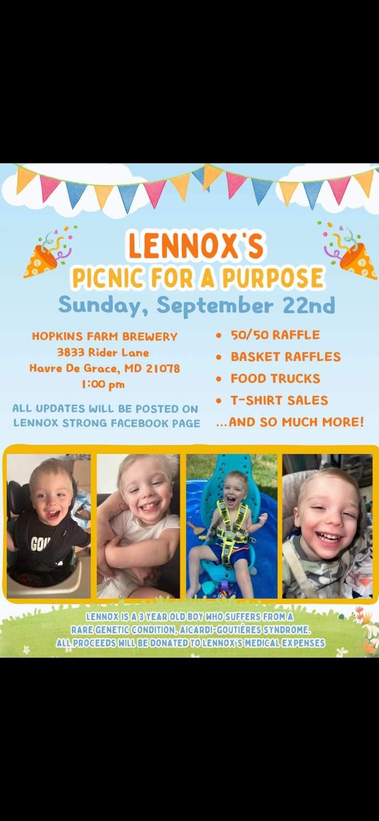 Lennox\u2019s Picnic for a Purpose