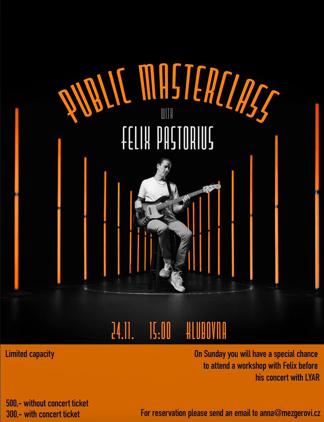 Public masterclass with Felix Pastorius