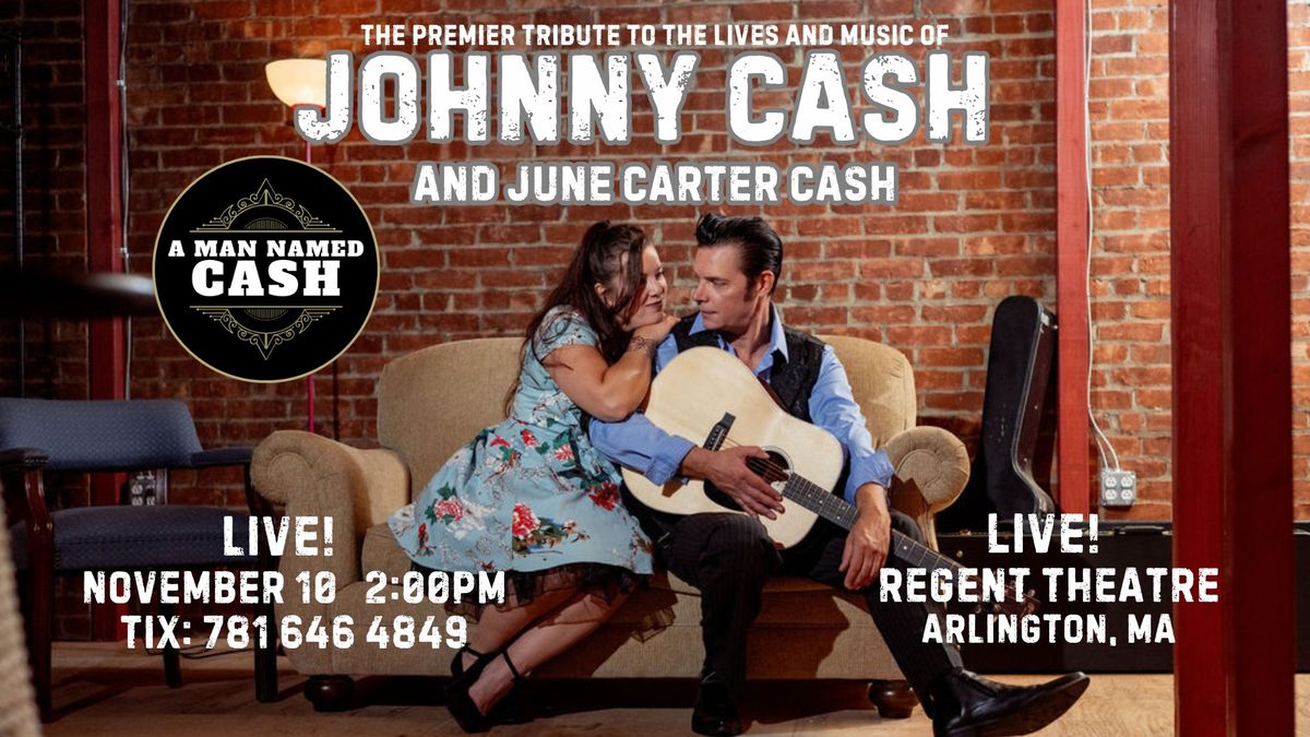 The Premier Johnny Cash + June Carter Show Comes To Arlington, Mass!