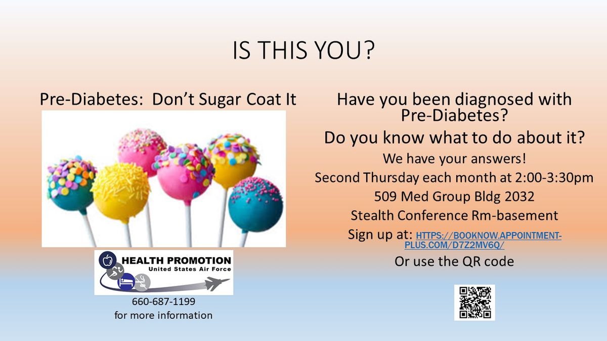 Prediabetes:  Don't Sugar Coat It!