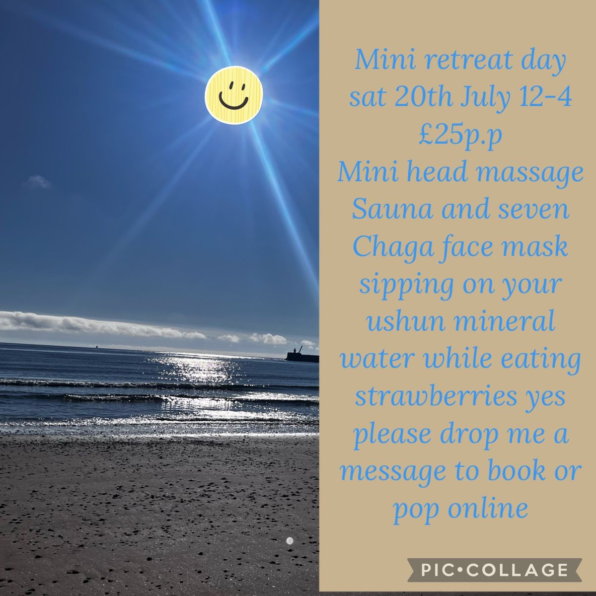 Mini retreat day at fittie beach 