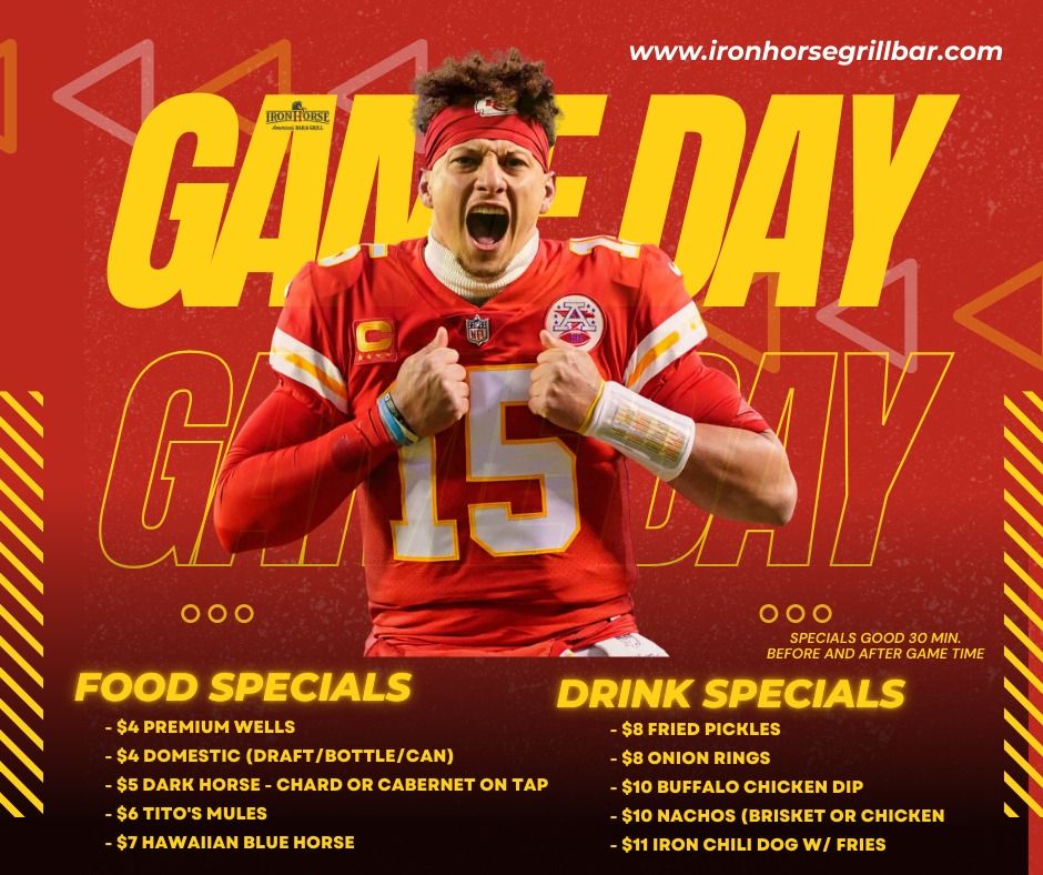 LEAWOOD - CHIEFS Watch Party - Iron Horse Bar & Grill