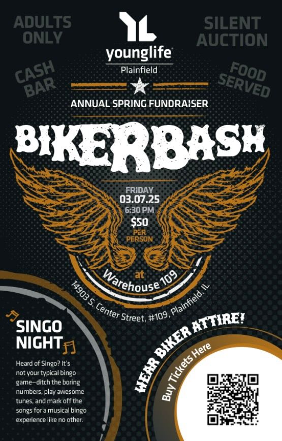 Plainfield Young Life Biker Bash Singo Night