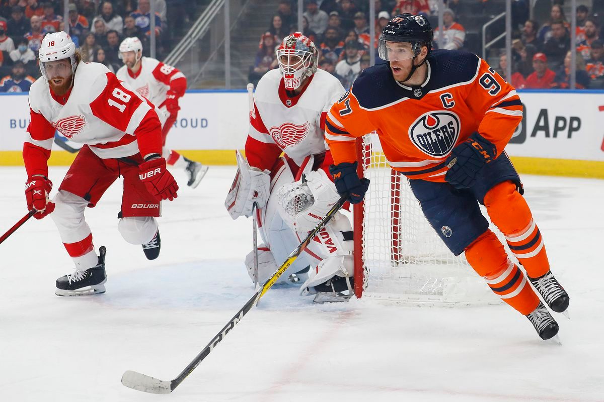 Edmonton Oilers at Detroit Red Wings