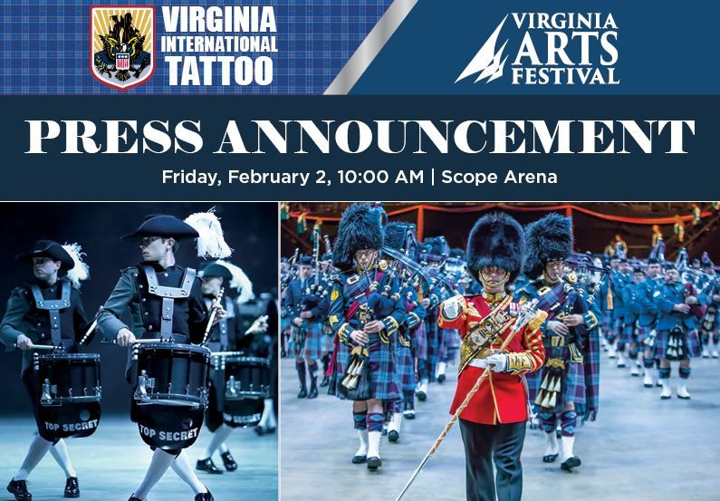 Virginia International Tattoo 2024 Press Announcement, Norfolk Scope, 2