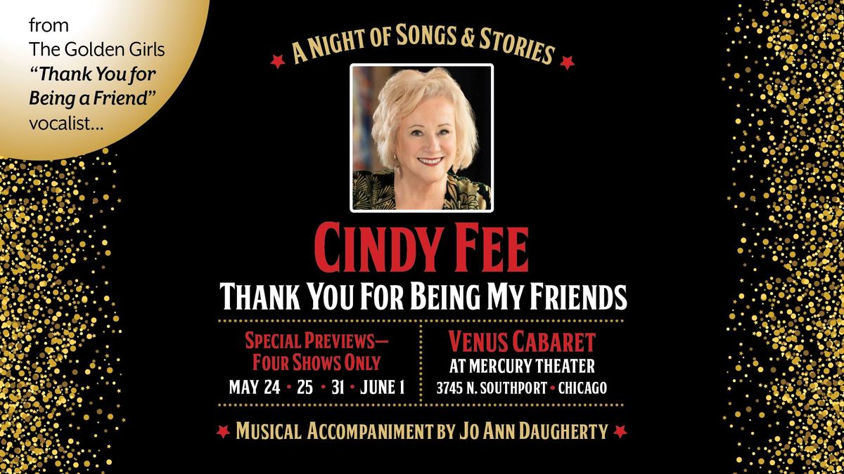 Cindy Fee: Thank You for Being My Friends