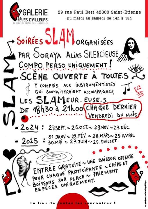 Sc\u00e8ne ouverte slam \/ rap \/ po\u00e9sie orale