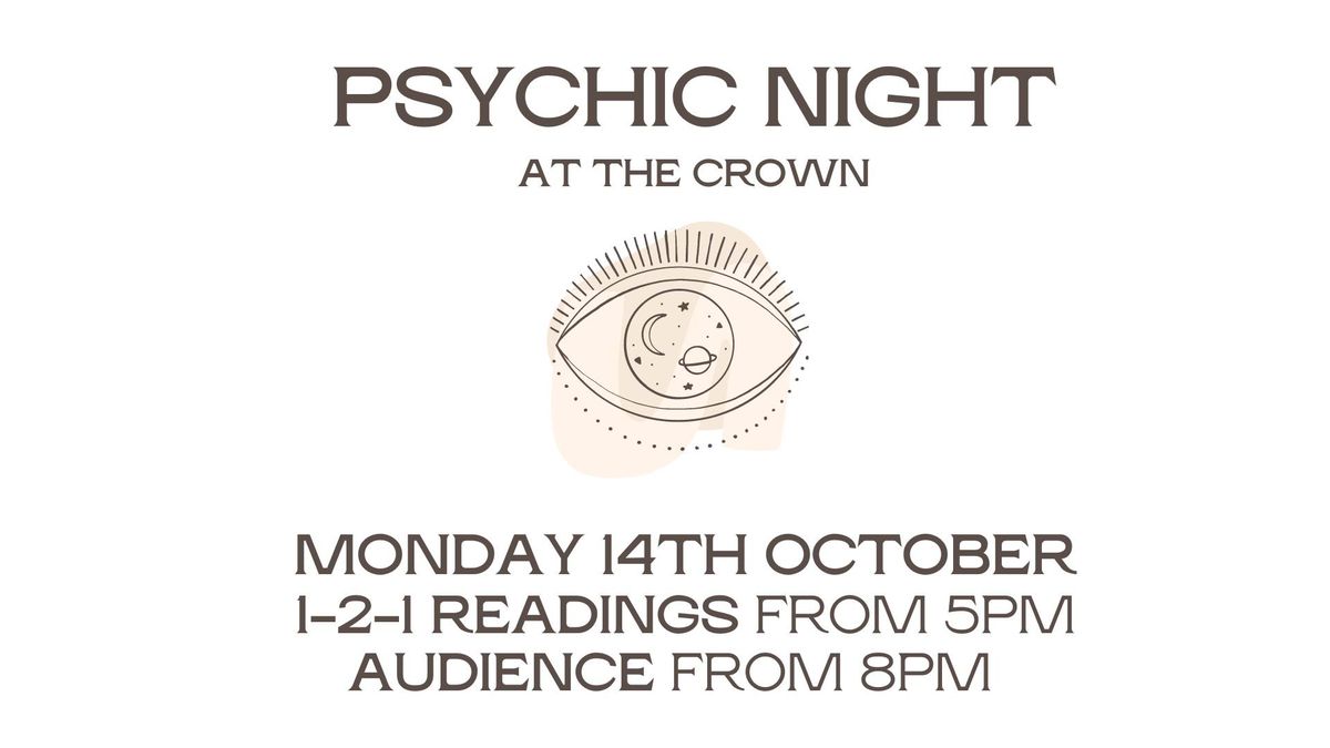 An Evening of Clairvoyance & Psychic Night @ The Crown