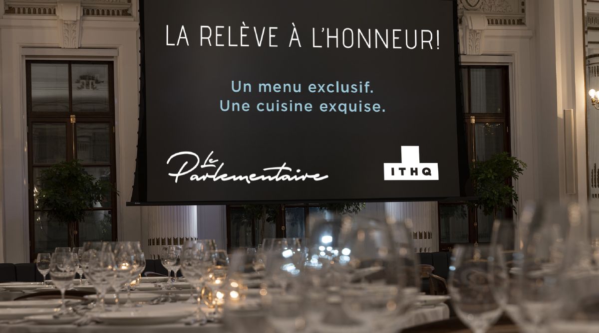 La rel\u00e8ve \u00e0 l'honneur! Un menu exclusif. Une cuisine exquise. 