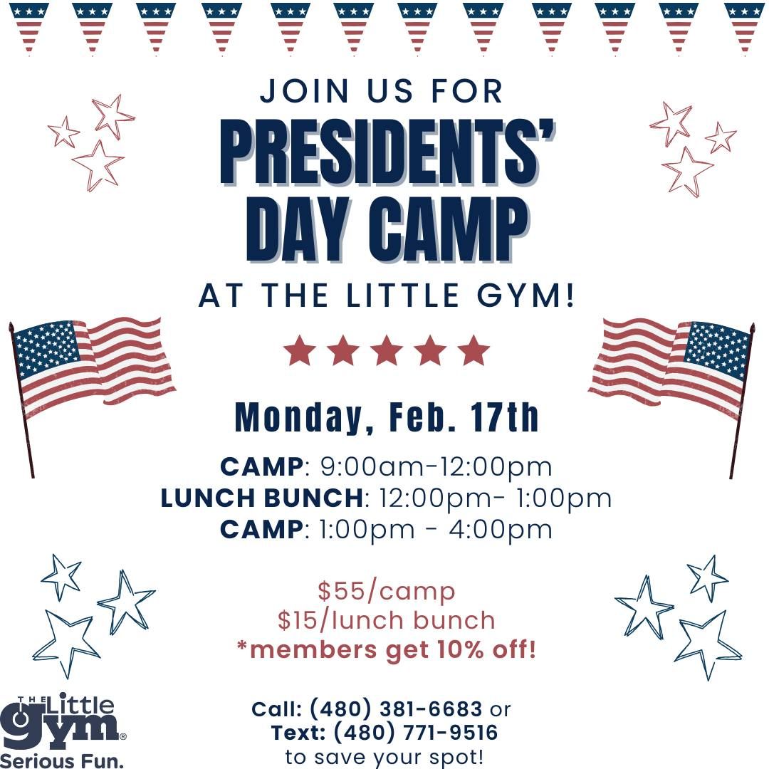 President's Day Camp Day at The Little Gym!