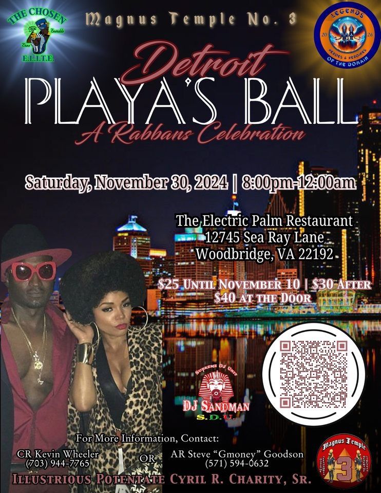 Detroit Playa\u2019s Ball - Rabbans Celebration