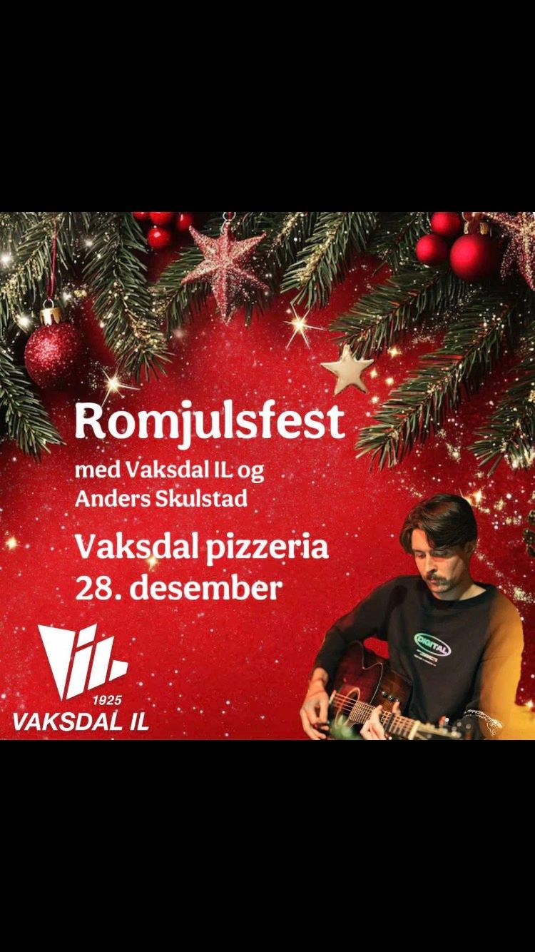 Romjulsfest med Anders Skulstad og Vaksdal A-lag